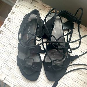Stuart Weitzman Suede Gladiator Sandal